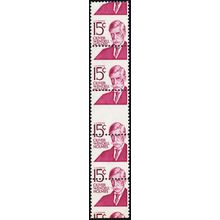 1288, Mint NH 15¢ - Gutter Strip of Four Stamps RARE Error - Stuart Katz