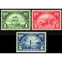 614-16, Mint VF NH Set of Three Stamps - Very Fresh! * Stuart Katz