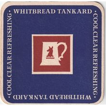 BEER MAT - WHITBREAD BREWERY - WHITBREAD TANKARD - (Cat 155) - (1969)