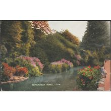 Bonchurch Pond, Isle of Wight, 1926 - Valentine's Postcard
