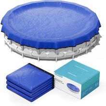 Winter Pool Cover 15FT/18FT/21FT/24FT - 18 Foot round Pool Cover, 4 Foot Overlap