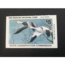 ICOLLECTZONE US Iowa 1982 #11 Duck Stamp XF NH