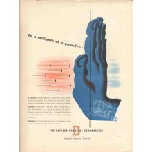 davison chemical corp 1947 millionth pound george giusti vintage ad