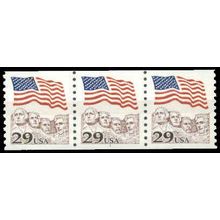 2523 29c U.S. Flag Very Fine MNH PNC 1/3 W1385
