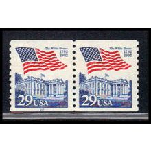2609 29c U.S. Flag Over White House Very Fine MNH CNP Left 10 PA1476