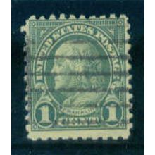Used 581 1c Benjamin Franklin Average A16338