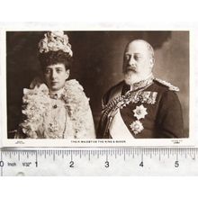 vintage postcard Edward VII & Alexandra