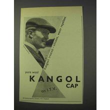 1959 Kangol Cap Ad - Silicone, Water Repellent