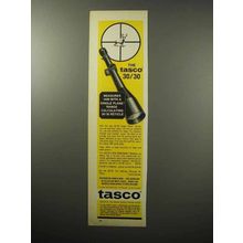 1970 Tasco #627W Super Marksman Scope Ad - Calculating