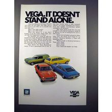 1971 Chevrolet Vega Car Ad - Doesn't Stand Alone