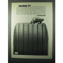 1971 Dunlop Gold Seal 78 Twin Belt Tire Ad - Dunlop It