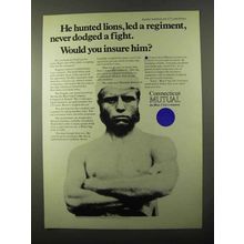 1971 Connecticut Mutual Ad - Theodore Roosevelt