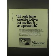 1971 Volare Shoes Ad - Live it As a Peacock