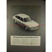 1971 Volkswagen 411 Four-door Sedan Ad - New Kind Big!