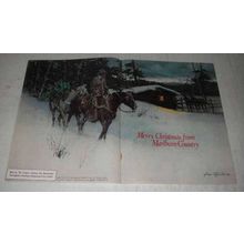 1974 Marlboro Cigarettes Ad - Merry Christmas