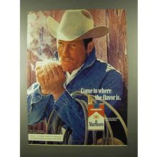 1974 Marlboro Cigarettes Ad - Where the Flavor Is