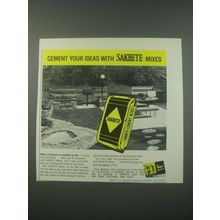 1979 Sakrete Cement Mix Ad - Cement Your Ideas