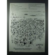 1986 Jameson Irish Whiskey Ad - When You Ask For