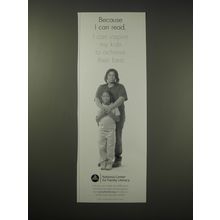 2005 National Center for Family Literacy Ad - Because I can read, I can inspire