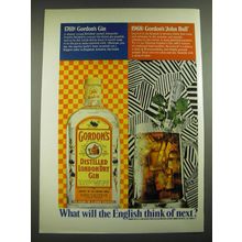 1968 Gordon's Distilled London Dry Gin Advertisement