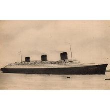 Le Paquetbot Normandie Ship Tonnage Old Mint French Postcard