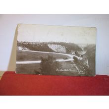 DURNHAM DOWNS, BRISTOL used antique postcard RP by Harvey Barton 1914 pm =