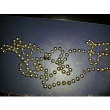 Women silver beads 80cm long necklace