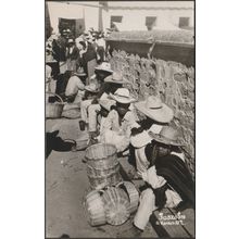 Vendedores de Cestas, Taxco, Guerrero, c.1930s - Viveros Foto Tarjeta Postal