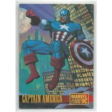 DC VERSES MARVEL ' ONE PROMO ' card (1995)