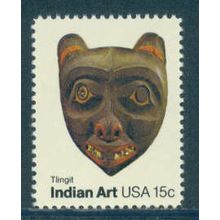 1836 15c Tlingit Mask Fine MNH MA0794
