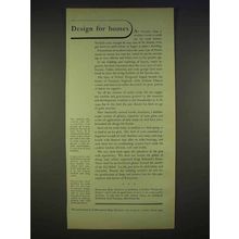 1940 Bethlehem Steel Ad - Design for Homes