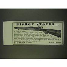 1940 Bishop Stocks Ad