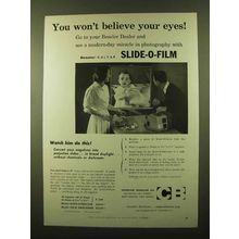 1958 Beseler Slide-O-Film Slide-O-Printer, Processor Ad