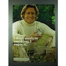 1975 Salem Cigarettes Ad - I Don't Analyze Smoking