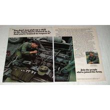1975 U.S. Army Ad - You Don't Just Pick Up a Skill