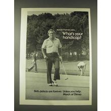 1976 March of Dimes Ad w/ Arnold Palmer
