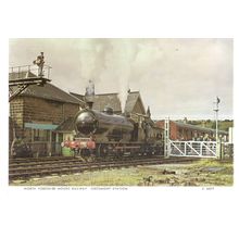 GROSMONT STATION, NORTH YORKSHIRE MOORS RAILWAY, unused postcard by judges #