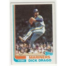 1982 Topps baseball card 742 Dick Drago- Mariners