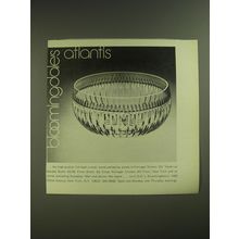 1974 Bloomingdale's Setubal Bowl From Block by Crisal Advertisement