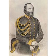 Garibaldi Painting 1859 Italian War Of Independence Military Postcard