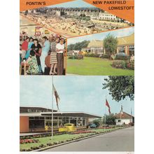 Pontins Lowestoft 2x 1970s Postcard s