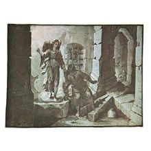 Claude Lorrain The Liberation Of St Peter Painting Postcard