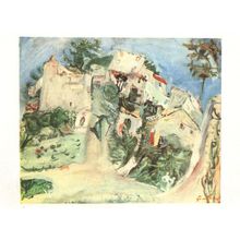 Soutine Landscape A Cagnes Paysage French Painting Postcard