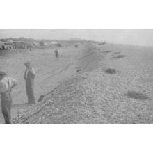 Sea Defence Work on at Goring Sussex Marine Crescent Postcard