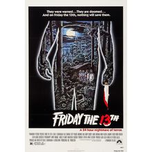 Friday the 13th (1980)_1 Movie Film Poster Canvas iconic design