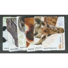 AUS 2012 SET (S/A) 'ZOO ' (6v) FINE USED (EBID36-858)