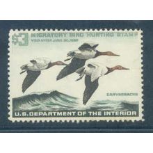 RW32 $3 Three Canvasback Drakes Fine MDG NA1701