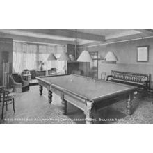 Herne Bay Billiard Snooker Room Railway Convalescent Home Postcard