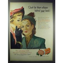 1948 Lifebuoy Soap Ad - Don't Let Whisper Behind Back