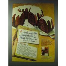 1978 Duncan Hines Devil's Food Pound Cake Ad